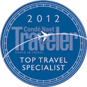 2012 Conde Nast Traveler Top Travel Specialist