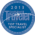 2013 Conde Nast Traveler Top Travel Specialist