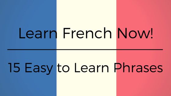 easy french phrases