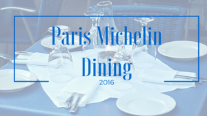 Paris Michelin Star