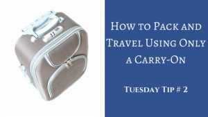 How to Pack and Travel Using Only a Carry-On